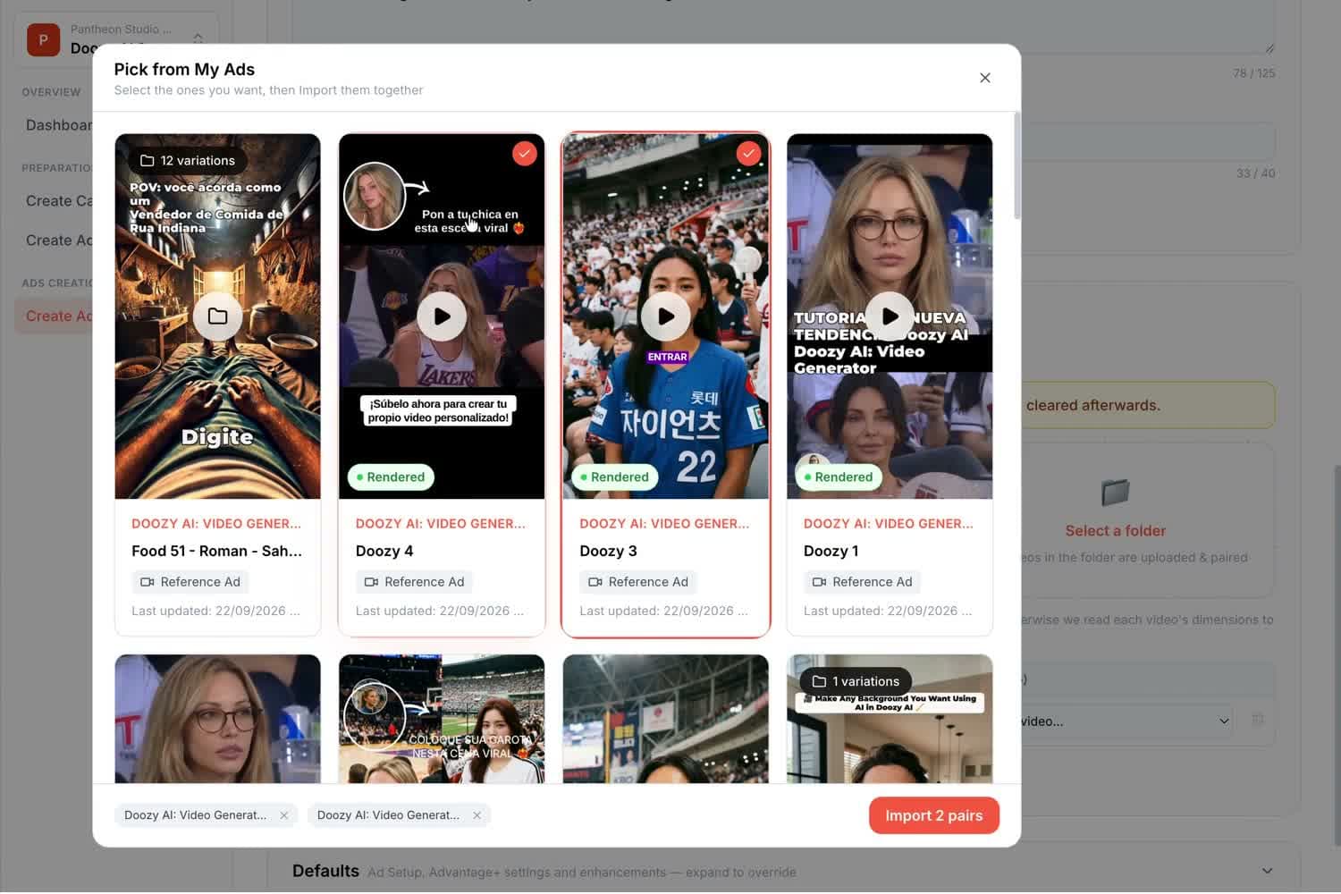 Pantheon Meta Ads Automation workflow
