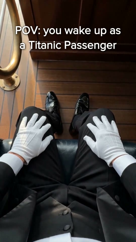 Doozy AI ad: Titanic passenger